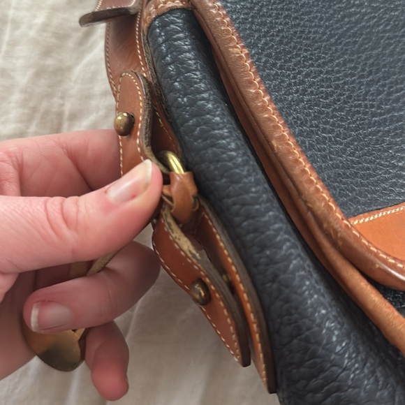 Dooney & Bourke Navy Leather Crossbody Bag - Picture 7 of 13